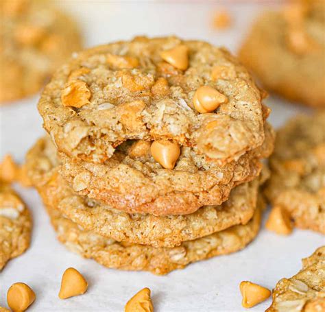 Chewy Butterscotch Oatmeal Cookies The Baking Chocolatess