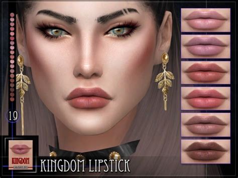 The Sims Resource Kingdom Lipstick By Remussirion • Sims 4 Downloads
