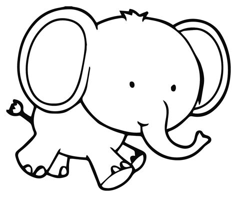 Elephant Coloring Pages To Print Elephants Kids Coloring Pages Page