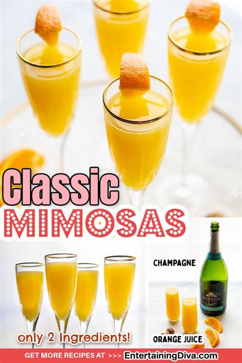 Classic Mimosa Recipe With A Non Alcoholic Option