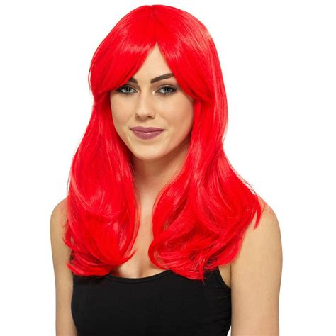 Claire S Women S Hair Accessories Premium Red Halloween Wig Costumes One Size Ebay Halloween