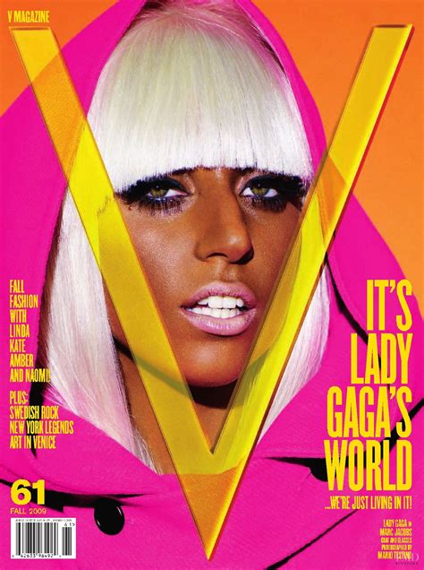 Cover Of V Magazine With Lady Gaga September 2009 Id10401 Magazines The Fmd