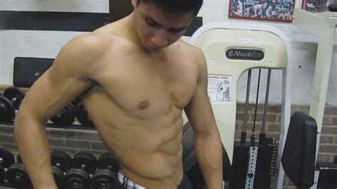 16 years old bodybuilder armin mahr push day youtube