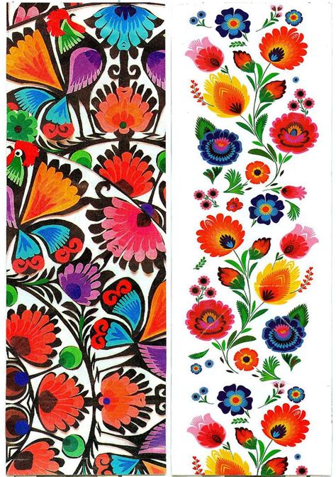 Folk Art Flowers Polish Folk Art Folk Embroidery