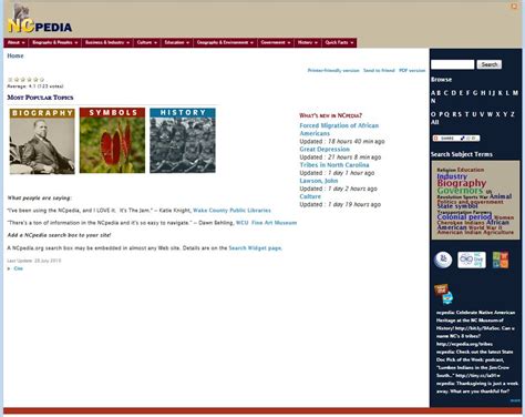 History Of Ncpedia Ncpedia