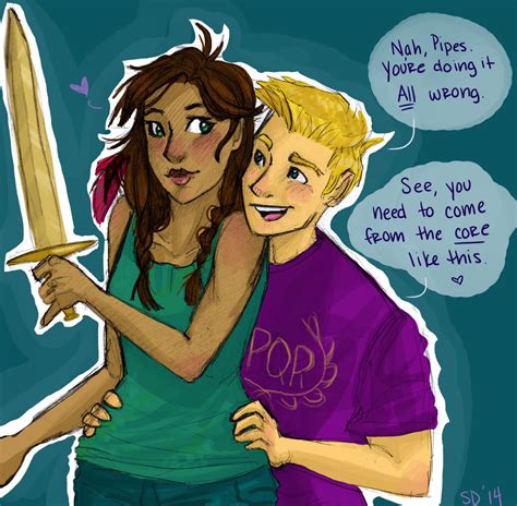 Jason Teaching Piper Sword Fighting Percy Jackson And Heroes Of Olympus