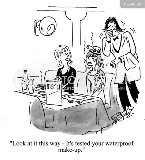Waterproof Make Up Cartoons And Comics Funny Pictures From Cartoonstock
