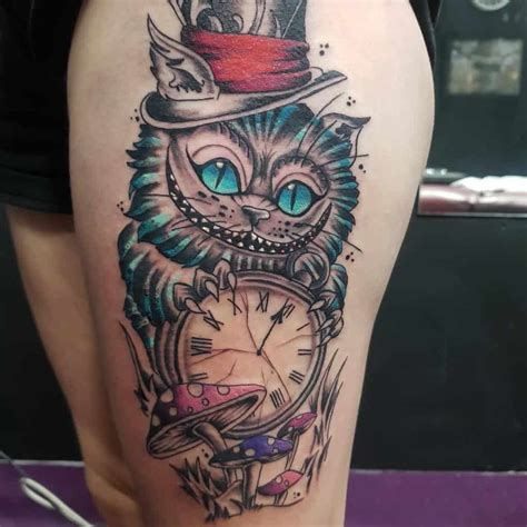 Top 71 Best Cheshire Cat Tattoo Ideas 2021 Inspiration Guide