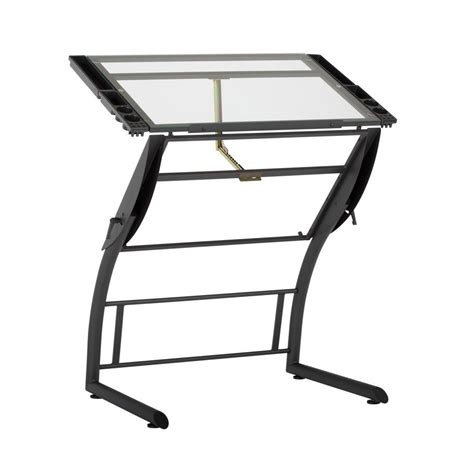 Drafting table can serve various purposes including technical drawing, impromptu sketching, fashion and theater design, general writing and reading, reading blueprints, sewing, storyboarding, … most of the drafting table is outstanding because of its ergonomic features. Studio Designs Triflex 40.75 in. W Metal and Glass Craft ...