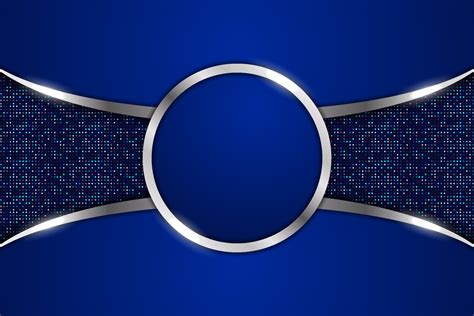 Modern Technology Background Premium Futuristic 3d Blue Circle With