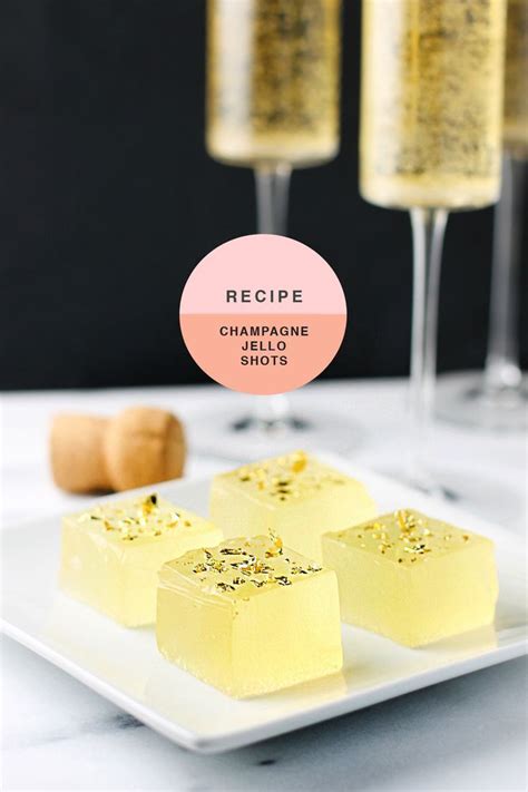 Champagne Jello Shots With Four Styles To Choose From You Can Have