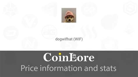 Dogwifhat Price Chart Market Cap Wif Coin Essentials Coinlore