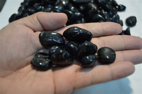 Kg Turmalina Negra Preta Pedra Rolada Polida R Em Mercado Livre