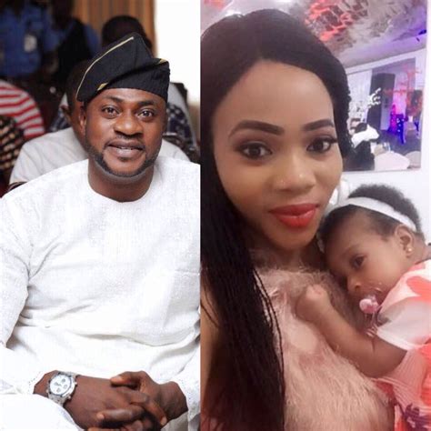 Actor Odunlade Adekolas Alleged Baby Mama Bukola Adeeyo And Her Baby