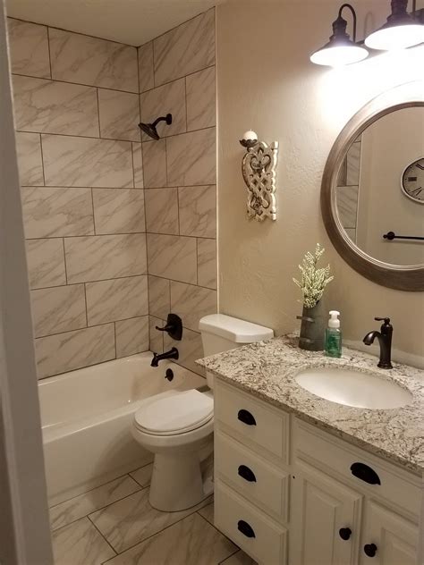 Projects that might be included in a large renovation are: 70+ MINI BATHROOM REMODEL IDEAS WITH BLENDING ...