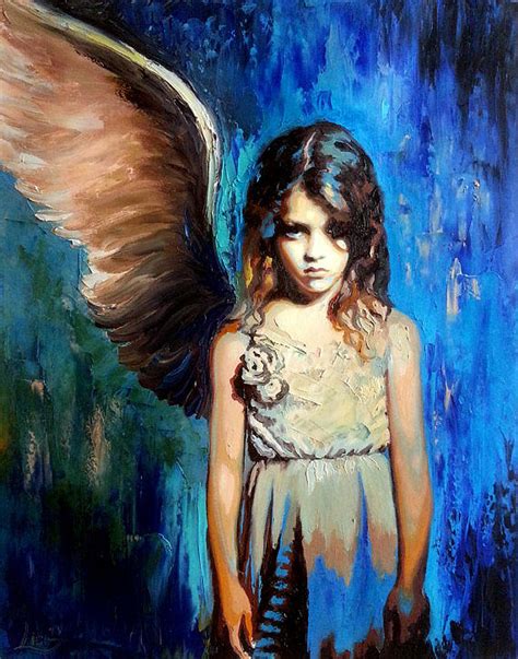 Fallen angel flew too high you can't go back, don't even try. Fallen Angel Painting by Svilen And Lisa