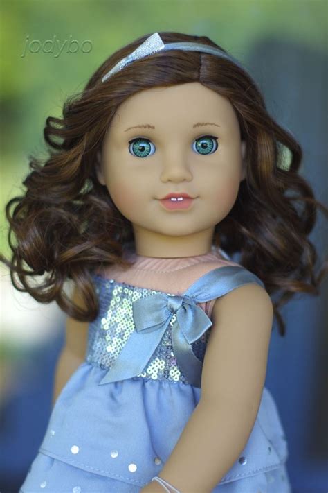 Beathtaking American Girl Doll Custom Rebecca With Caroline Eyes Ooak