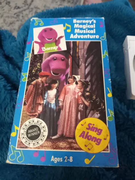 BARNEY BARNEYS Magical Musical Adventure VHS 1993 Free Usa Shipping