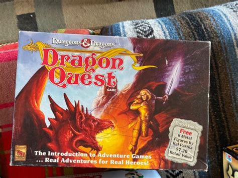 Tsr Dragon Quest 1992 Board Game Dungeons And Dragons Rpg 100 Special Ed