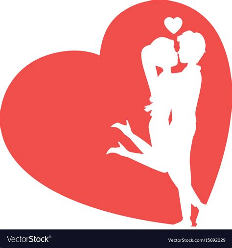 Beautiful And Romantic Couple Royalty Free Vector Image