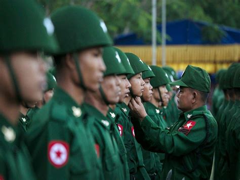 Myanmar Military Uniform Myanmar Army Officer Uniform