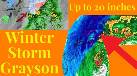 Winter Storm Grayson Heavy Snowwind From Florida To Maine Youtube