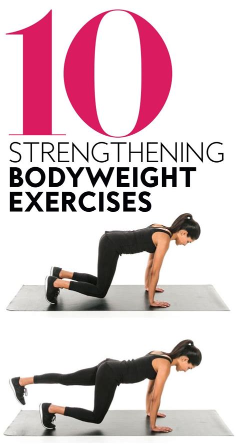 Every single workout you complete should be an improvement in efficiency. 10 Strengthening Bodyweight Exercises From the Creator of ...