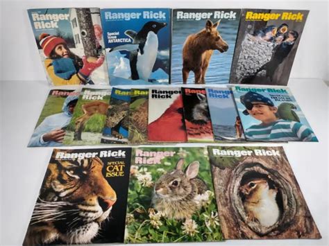 Lot Of 15 Vintage Ranger Rick Nature Magazines National Wildlife 1984