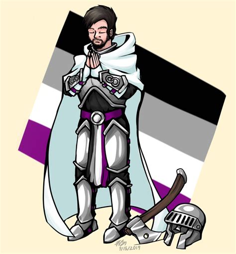 [art] Asexual Pride Cleric Drawn For A Friend R Dnd