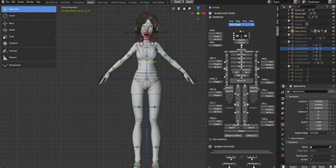 3d store zbrush and blender character models download rigged stylized character girl amy