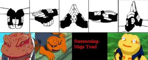 Toad Summoning Hand Signs Naruto Hand Signs Naruto Summoning Naruto Uzumaki