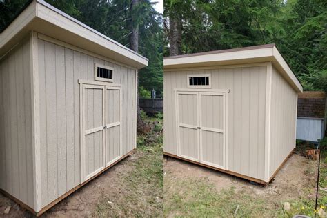 Flat Roof Shed In Tacoma Puyallup Wa South Sound Structure
