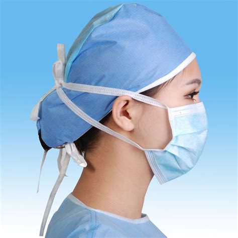 Disposable 3 ply surgical medical face. Surgical Face Mask Disposable Tie-on 3 Ply Nonwoven Face ...