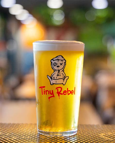 Tiny Rebel Pint Glass Tiny Rebel Brewery