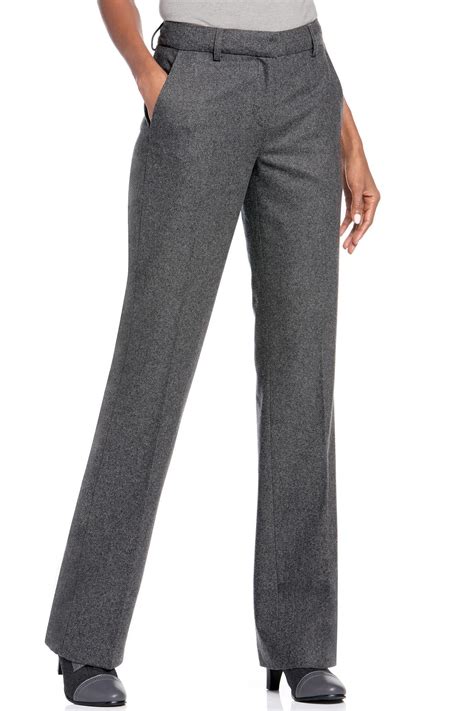 Fully Lined Bootcut Wool Pants Formal Pants Women Formal Trousers