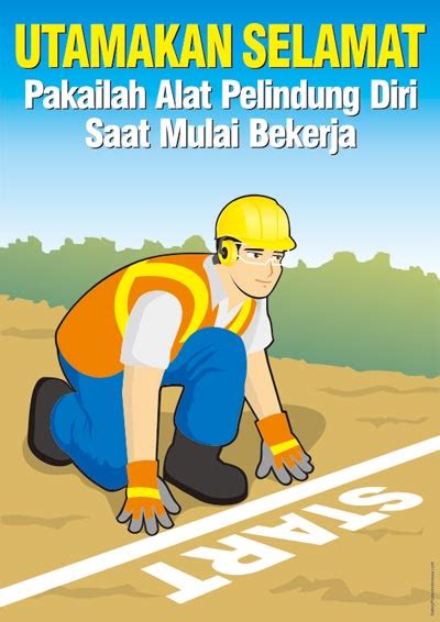 Bekerja Dengan Aman Safety Poster Indonesia