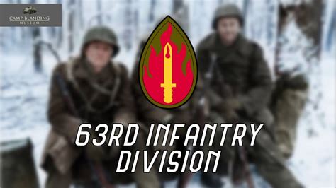 63rd Infantry Division World War Ii Documentary Youtube