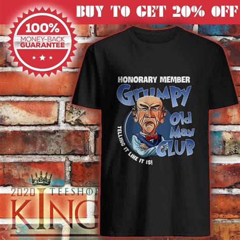 Jeff Dunham Walter Honorary Member Grumpy Old Man Club Shirt 2020