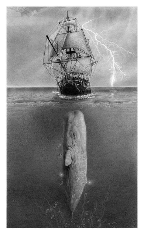 Moby Dick By Matthew Greskiewicz Limited Edition Print · Arch Enemy Arts · Online Store