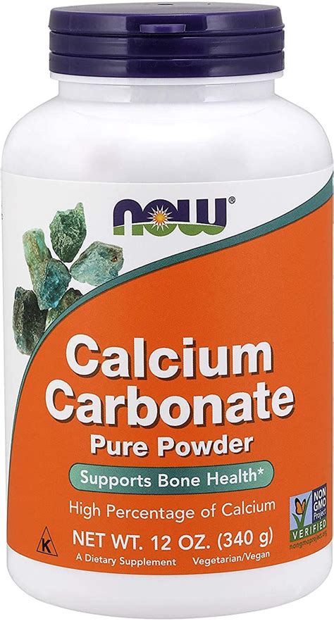 Now Foods Calcium Carbonate Powder Ounce Health Now Foods Bone