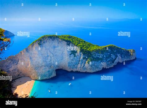 Shipwreck Beach Zakynthos Zante Greece Stock Photo Alamy
