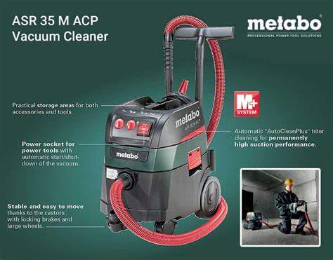Clean Air Clean Work Metabo Asr 35 M Acp Vacuum Cleaner Hup Hong
