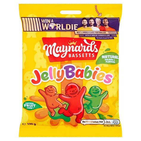 Maynards Bassetts Jelly Babies Sweets Bag 190g Tesco Groceries