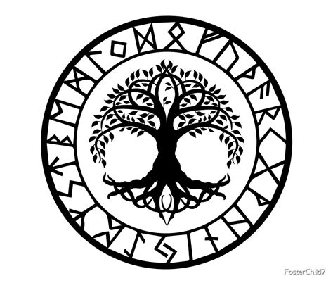 Yggdrasil is attested in the poetic edda, compiled in the 13th century from earlier traditional sources, and the prose edda, written in the 13th century by snorri sturluson. "Norse - Yggdrasil" by FosterChild7 | Redbubble