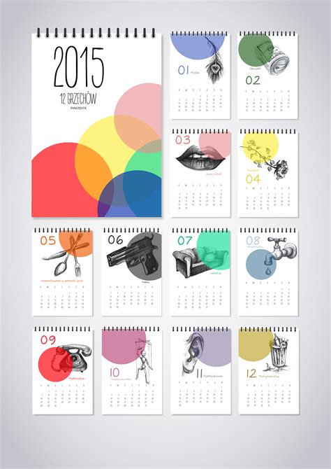 Calendar 2015 On Behance