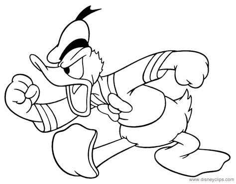 Donald Duck Coloring Pages 6
