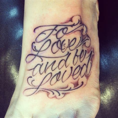 Newest Tattoo To Love And Be Loved Tattoos New Tattoos Tattoo Quotes