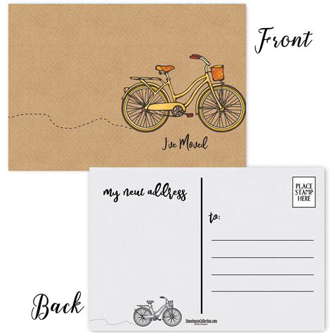 I've Moved Postcards - 50 New Address Cards - 4 x 6 Moving Announcement ...