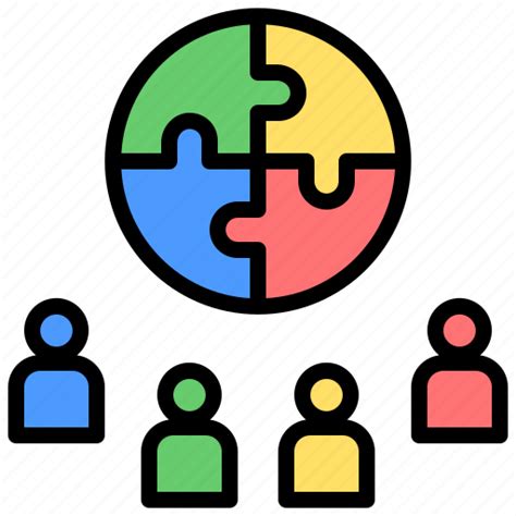 Cooperation Puzzle Business Partnership Teamwork Organization Icon Download On Iconfinder