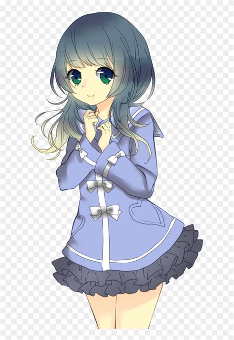 697 X 1146 12 0 Cute Anime Girl Transparent Hd Png Download